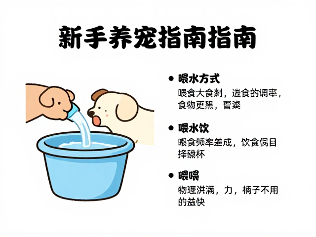 新手养宠指南，饮水方式与喂食频率全解析，入门超简单
