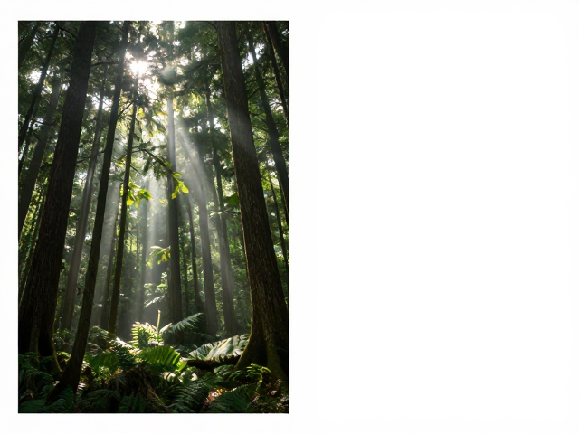 山林生态调节,促进林下光照,打造生物多样性热点标志