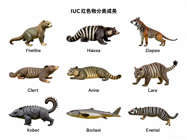 IUC红色名录成体照片,珍稀物种属级分类图鉴
