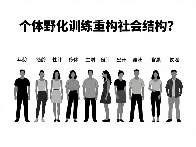 个体野化训练如何重构社会结构?解析年龄与性别比例的关键影响