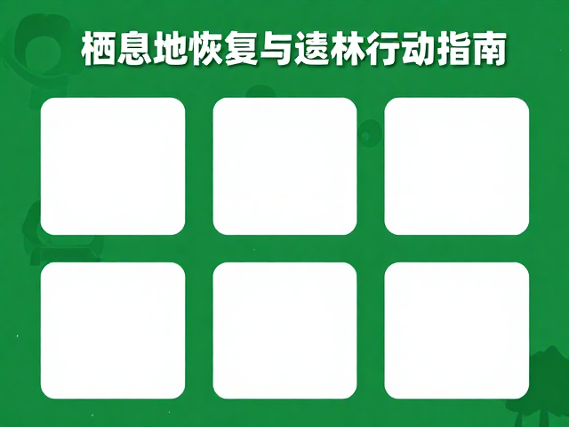 国家公园管理局携手公益，栖息地恢复与造林行动指南