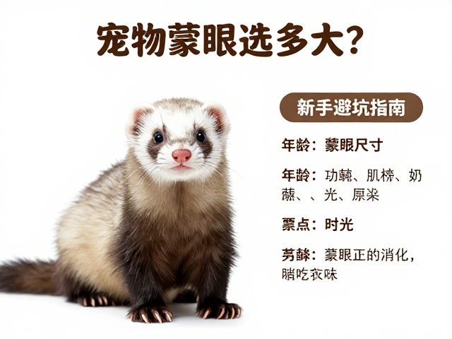 宠物蒙眼貂选多大？结合年龄与消化特点，新手避坑指南