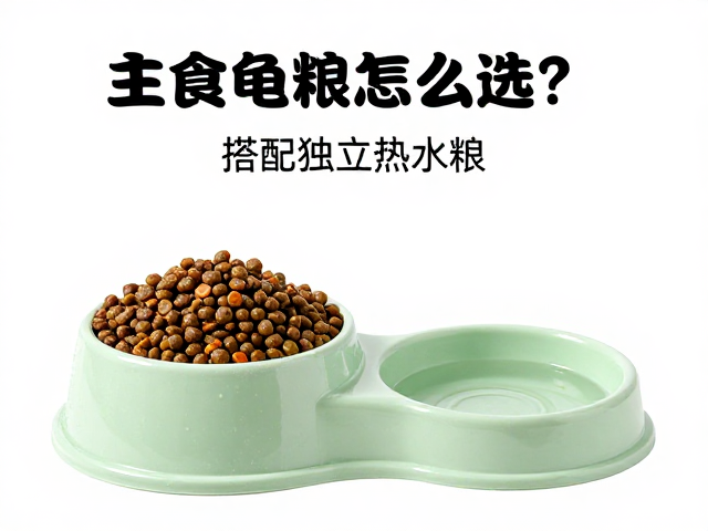 主食龟粮怎么选？搭配独立饮水盆，补维生素D3防软甲