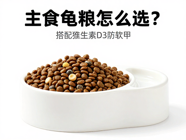 主食龟粮怎么选？搭配独立饮水盆，补维生素D3防软甲