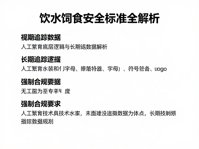 人工繁育技术揭秘，长期追踪数据，饮水饲料安全标准全解析