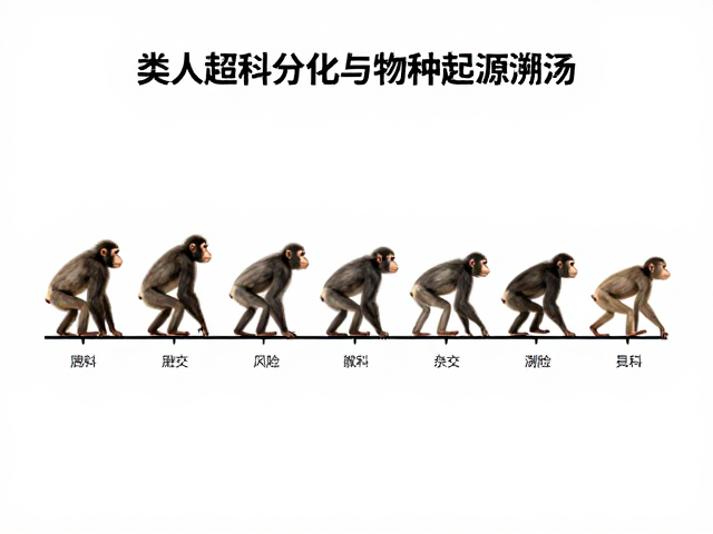 类人猿超科分化与物种起源溯源,杂交风险鉴定全解析