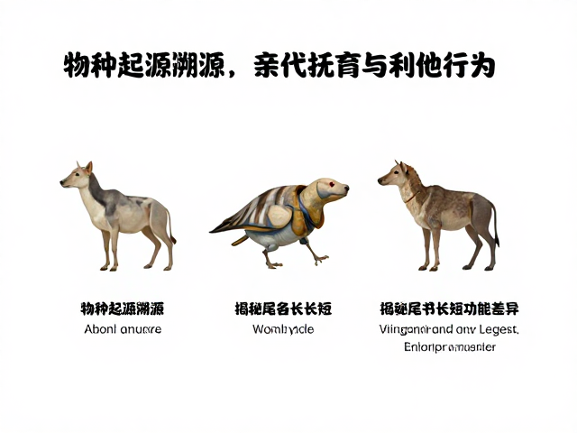 物种起源溯源，亲代抚育与利他行为，揭秘尾部长短的功能差异