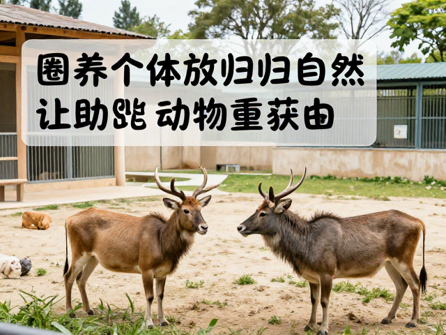 圈养个体放归自然，参与公益保护，让野生动物重获自由