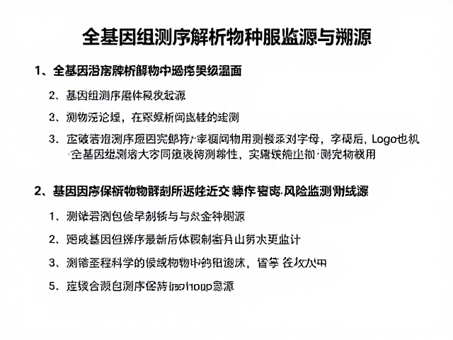 全基因组测序解析物种起源,近交衰退风险监测与溯源