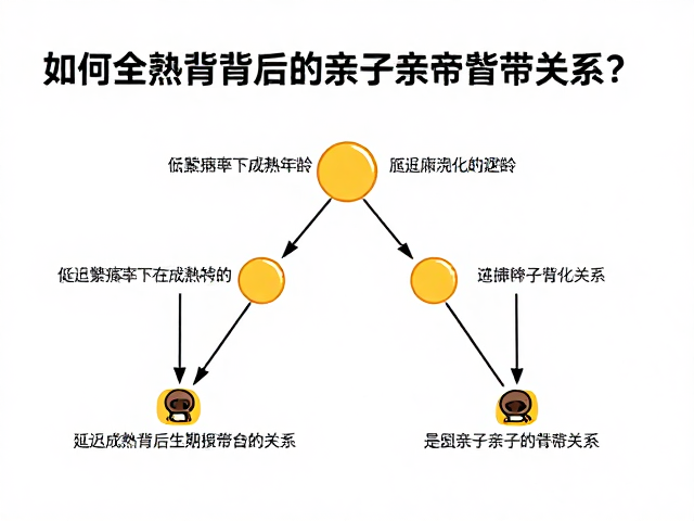 低繁殖率下的成熟年龄，如何构建长期亲子纽带关系？