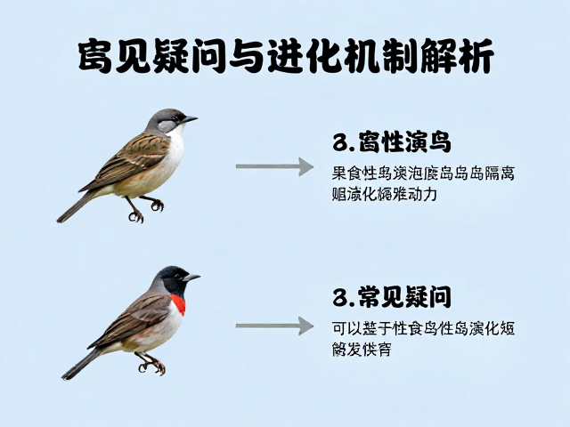 果食性鸟类岛屿隔离演化，常见疑问与进化机制解析