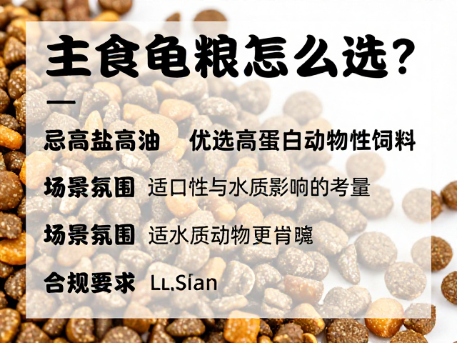 主食龟粮怎么选？忌高盐高油，优选高蛋白动物性饲料