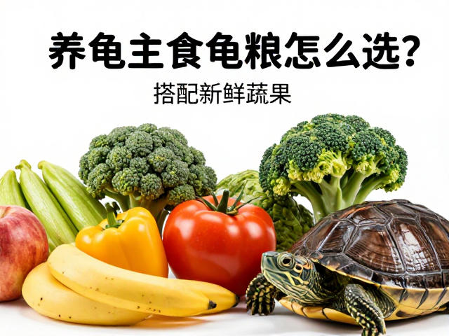 养龟主食龟粮怎么选?搭配新鲜蔬果,七分饱,龟壳更亮