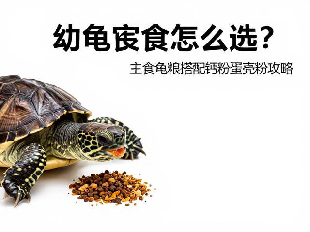 幼龟开口食怎么选?主食龟粮搭配钙粉蛋壳粉攻略