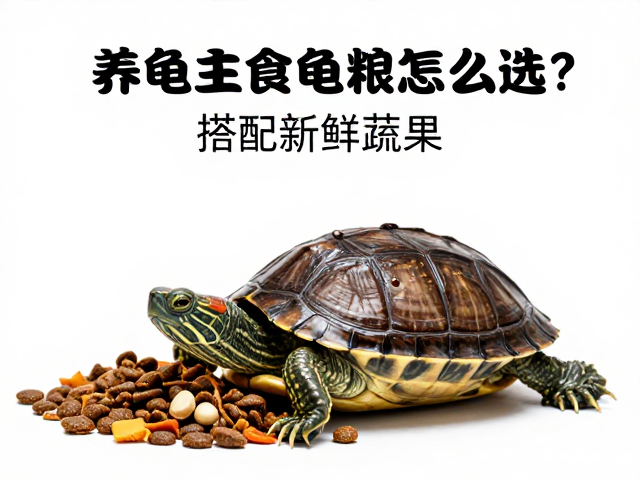 养龟主食龟粮怎么选?搭配新鲜蔬果,七分饱,龟壳更亮