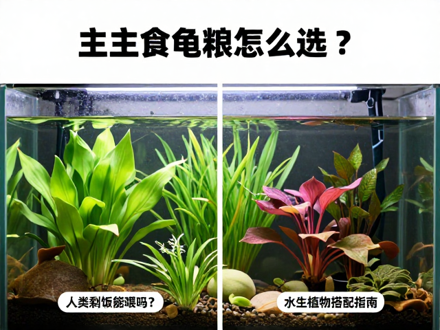 主食龟粮怎么选?人类剩饭能喂吗?水生植物搭配指南