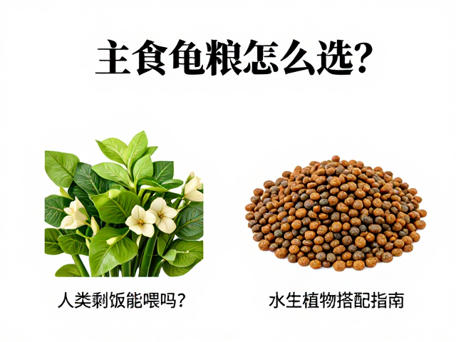 主食龟粮怎么选?人类剩饭能喂吗?水生植物搭配指南