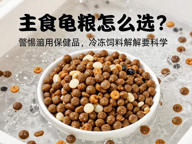 主食龟粮怎么选？警惕滥用保健品，冷冻饲料解冻要科学