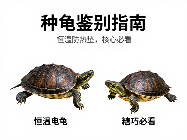 种龟鉴别指南,恒温加热垫防粘壳技巧,新手必看