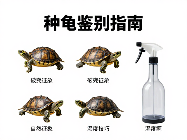 种龟鉴别指南,自然破壳征象与湿度计喷雾器养护技巧