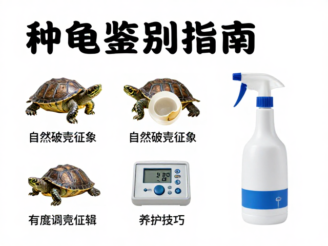 种龟鉴别指南,自然破壳征象与湿度计喷雾器养护技巧