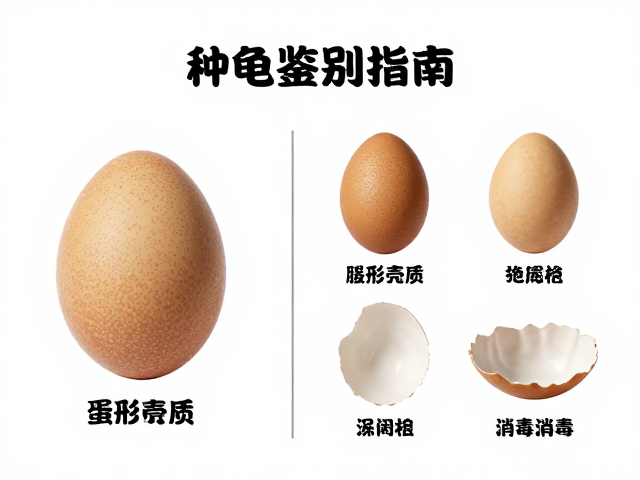 种龟鉴别指南，蛋形壳质特点解析与基质消毒杀菌技巧