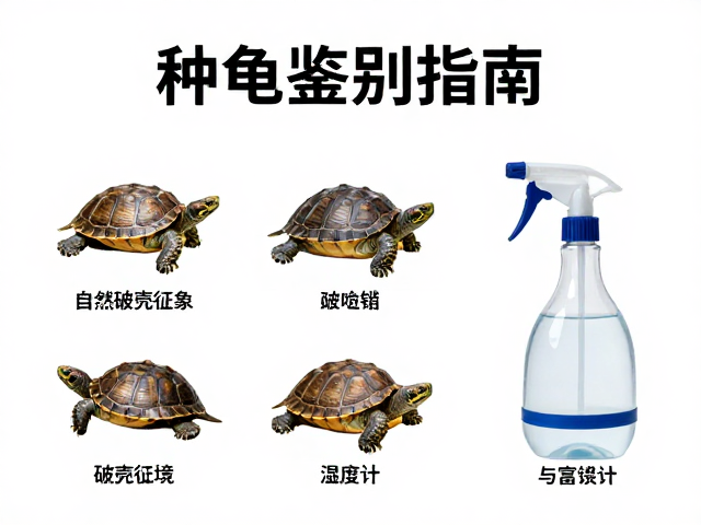 种龟鉴别指南,自然破壳征象与湿度计喷雾器养护技巧