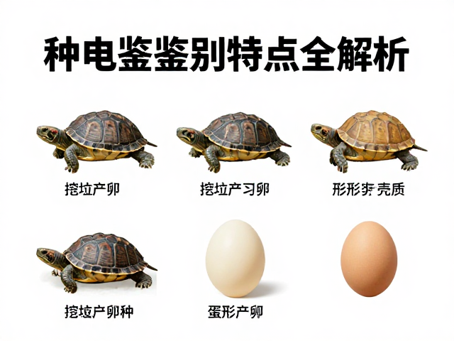 种龟鉴别指南,挖坑产卵习性与蛋形壳质特点全解析