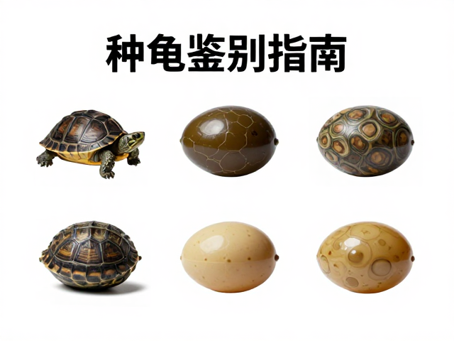 种龟鉴别指南,挖坑产卵习性与蛋形壳质特点全解析