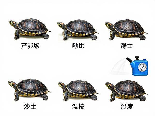种龟鉴别与产卵场沙土配比，湿度计喷雾器精准养护指南