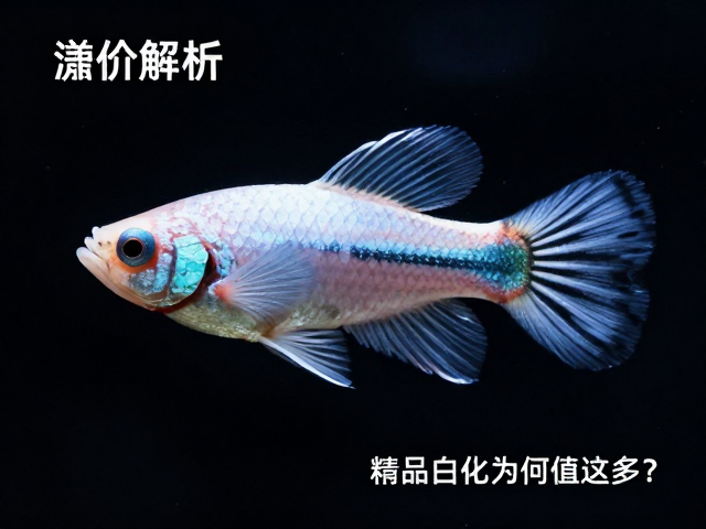 马赛克孔雀鱼成鱼溢价解析，精品白化为何值这么多？