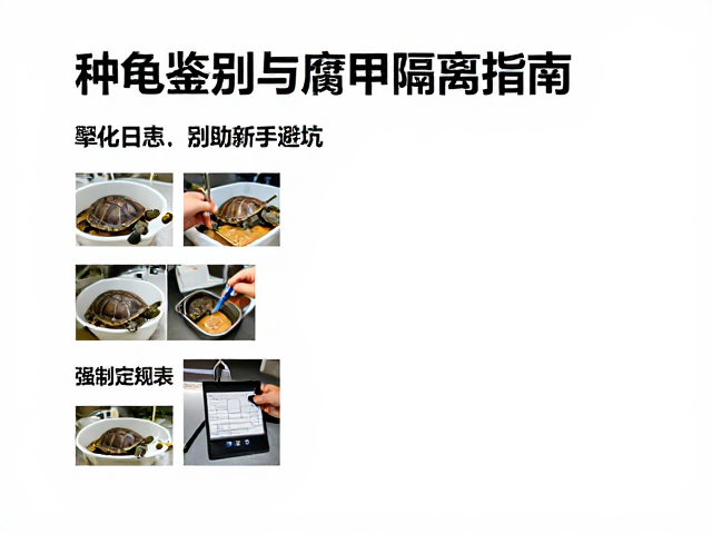 种龟鉴别与腐甲隔离指南,记录孵化日志助新手避坑