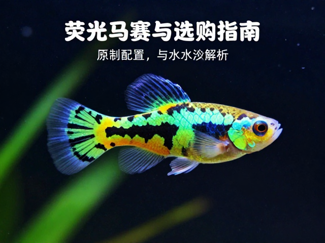 荧光色短鳍孔雀鱼选购指南，高颜值马赛克斑纹解析
