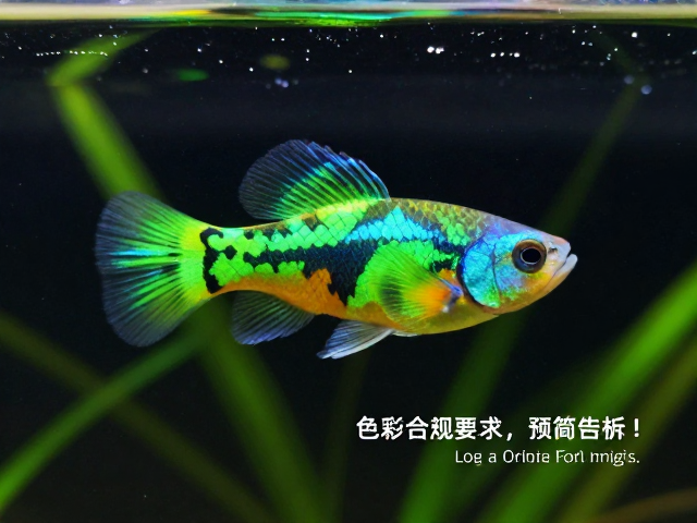 荧光色短鳍孔雀鱼选购指南，高颜值马赛克斑纹解析
