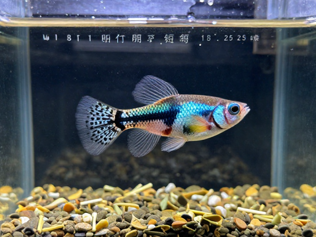马赛克孔雀鱼饲养指南，水温控15-25度，搭配天然饵料更健康