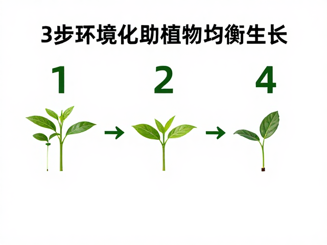 幼苗期体型差异大？3步环境优化助植物均衡生长