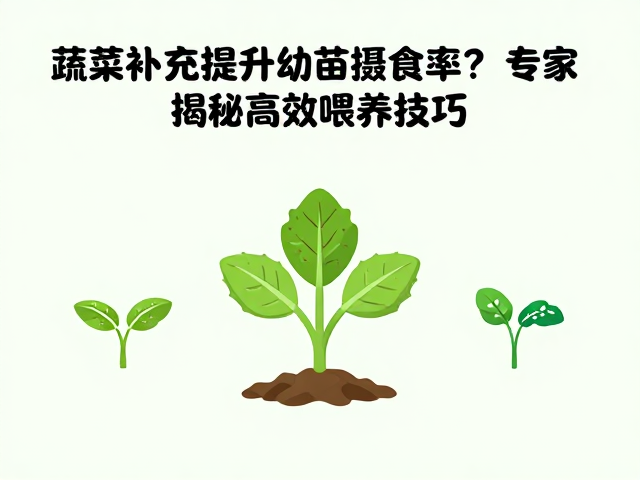蔬菜补充提升幼苗摄食率？专家揭秘高效喂养技巧