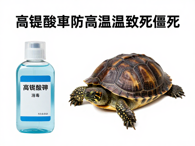 种龟鉴别与消毒，酒精高锰酸钾防高温低温致死僵死