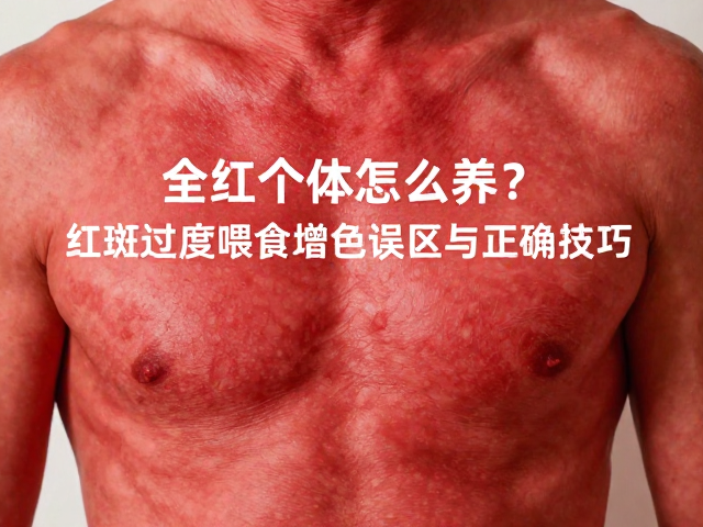 全红个体怎么养？红斑过度喂食增色误区与正确技巧
