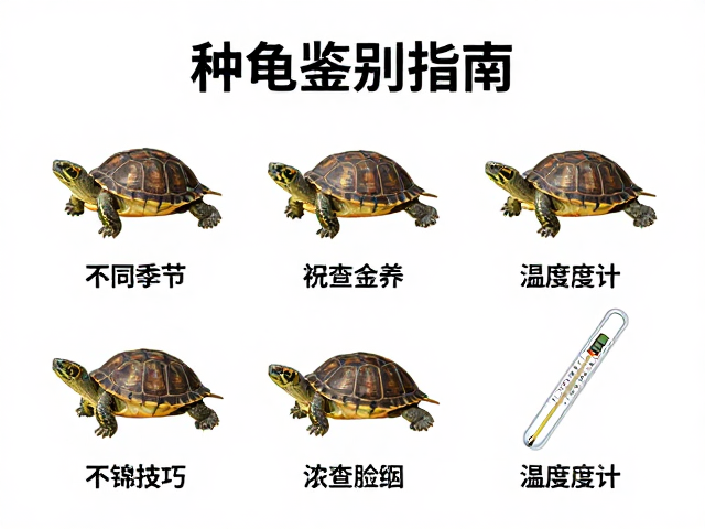 种龟鉴别指南,不同季节繁殖期与温度计使用技巧