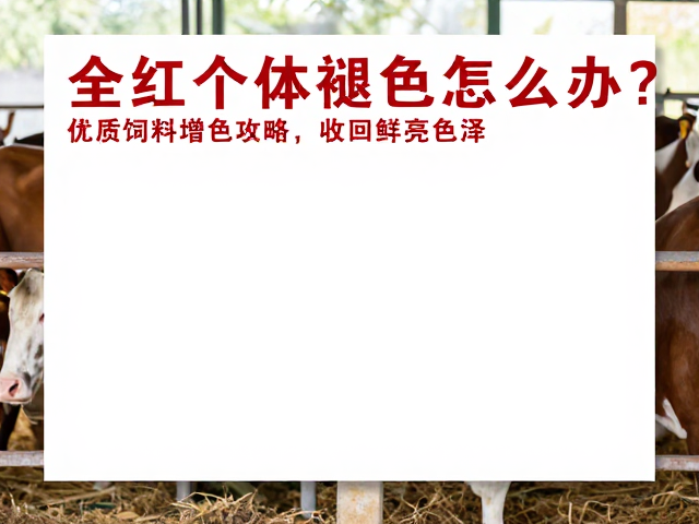全红个体褪色怎么办？优质饲料增色攻略，找回鲜亮色泽