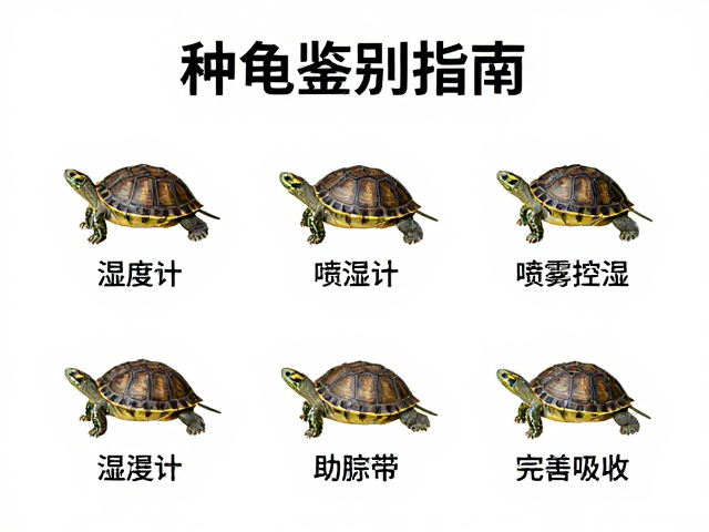 种龟鉴别指南,湿度计喷雾控湿,助脐带完美吸收