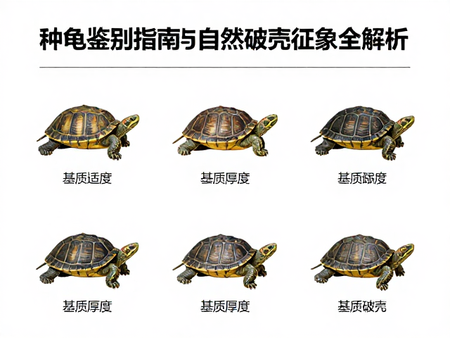 种龟鉴别指南,基质厚度适宜与自然破壳征象全解析