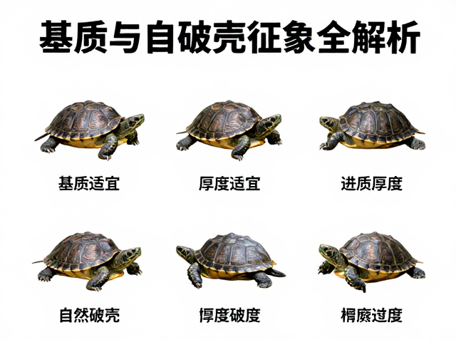 种龟鉴别指南,基质厚度适宜与自然破壳征象全解析