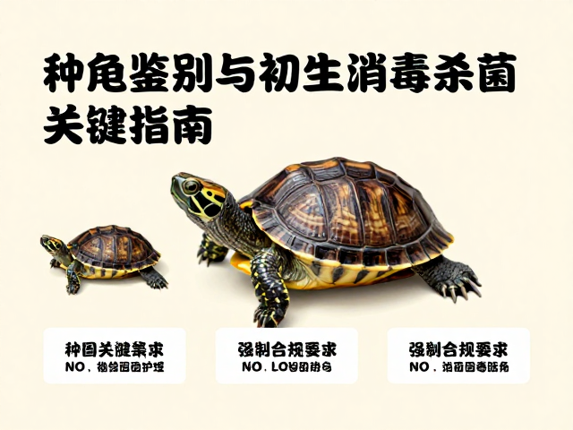 种龟鉴别与初生龟护理，基质消毒杀菌关键指南