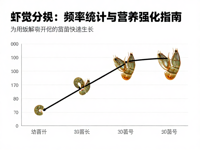 虾苗蜕壳频率统计与营养强化指南，促进幼苗快速生长