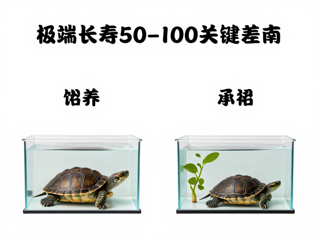 极端长寿龟50-100年寿命，幼苗期分缸饲养关键指南
