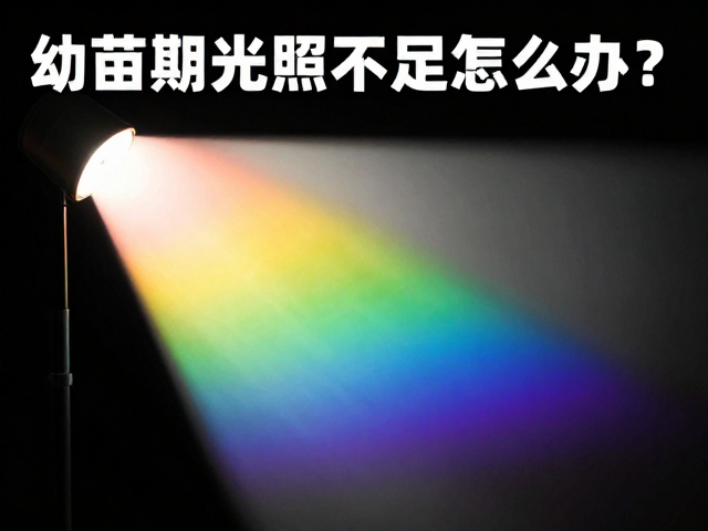 幼苗期光照不足怎么办？适宜光照标准与照明设备选购指南