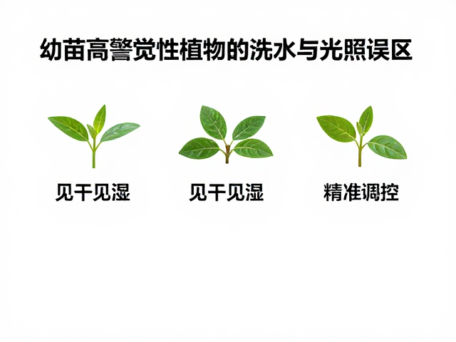 幼苗繁殖期养护指南，警惕高警觉性植物的浇水与光照误区