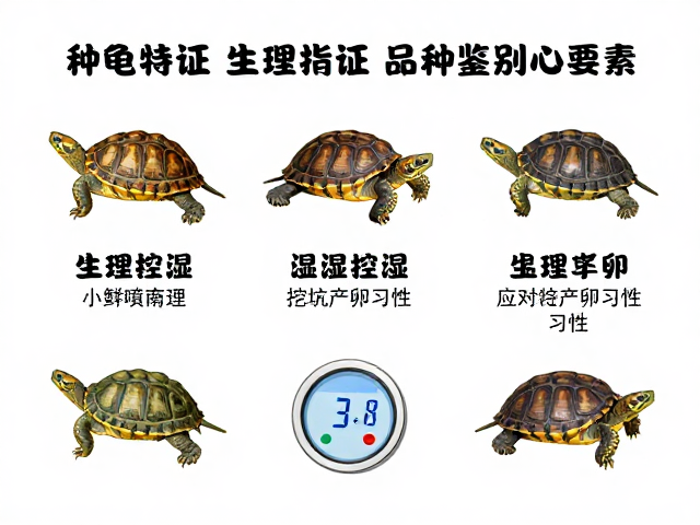 种龟鉴别指南,湿度计喷雾控湿,应对挖坑产卵习性